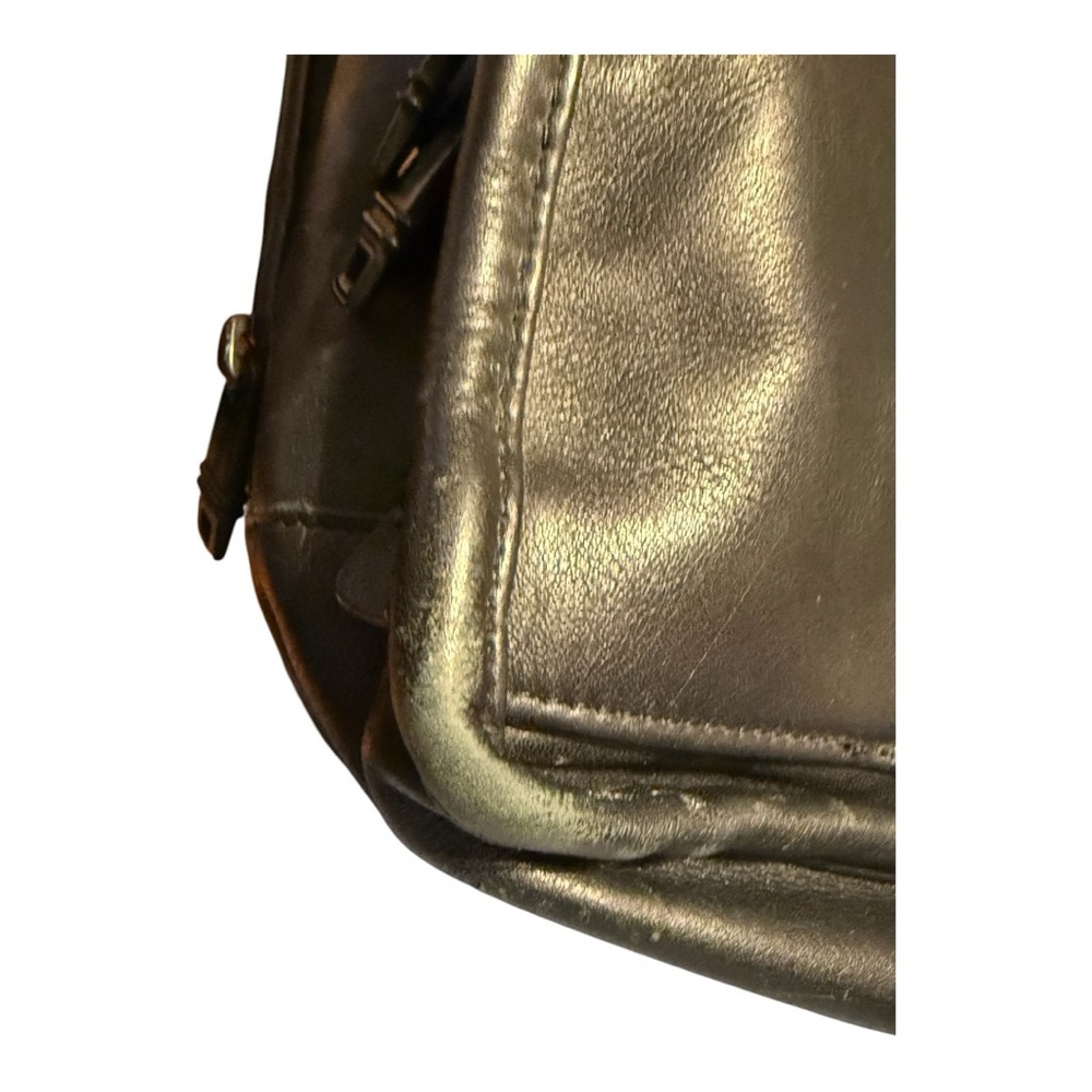 Tumi 96141DH Soft Black Leather Laptop Bag with Strap - Picture 5 of 15